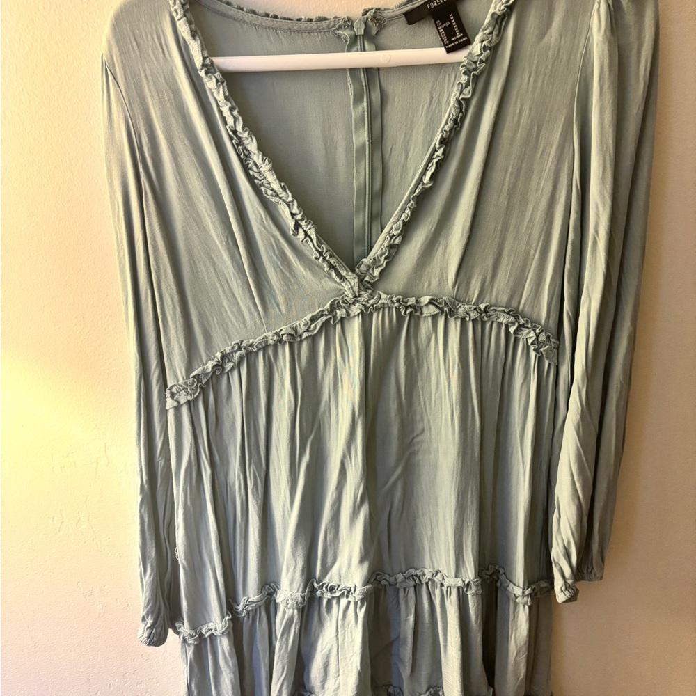 Elegant Blue Women's Top
